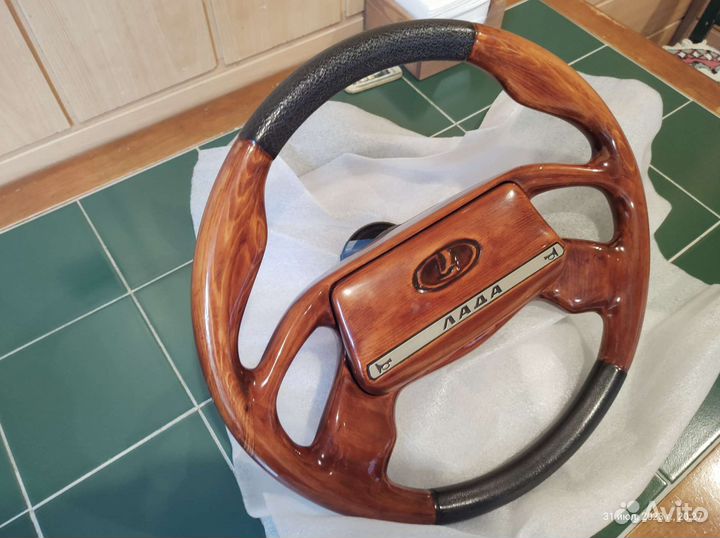 Руль деревянный ваз коллекционный