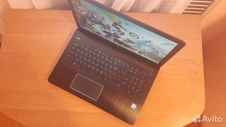 Мощный игровой ноутбук HP Gaming GTX1050