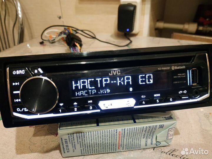 Процессорная магнитола JVC KD-R992-BT
