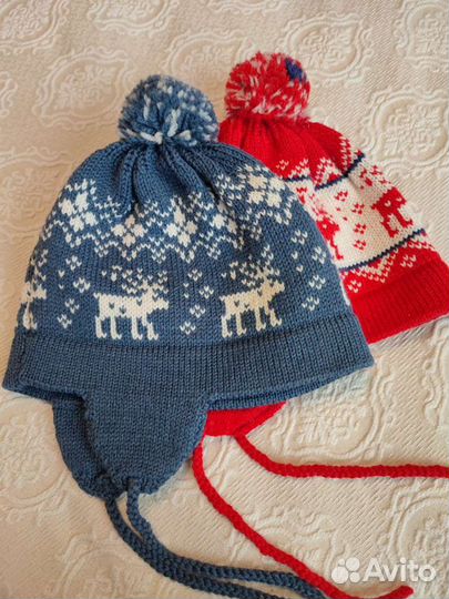 Шапка шерстяная для мальчика или девочки