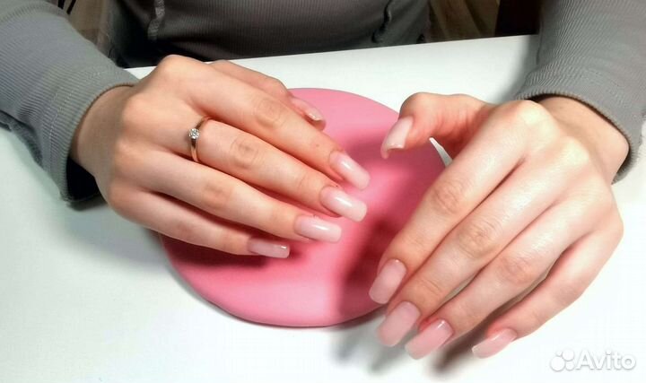 Маникюр наращивание