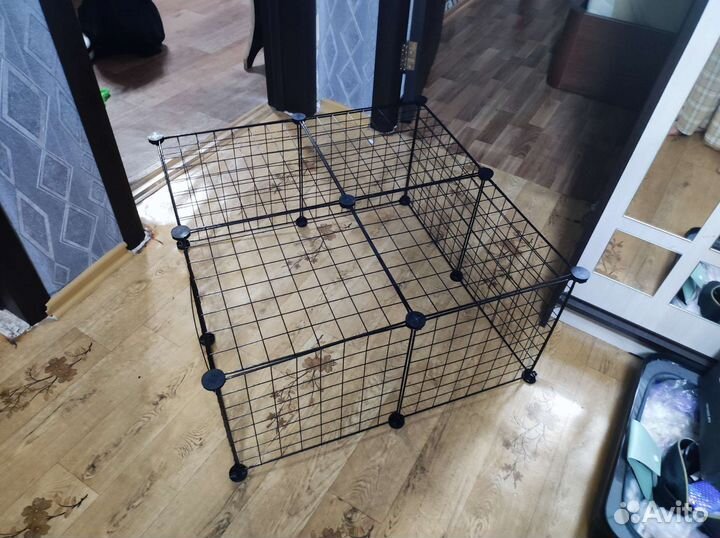 Кролик, вольер, тарелка, сенник