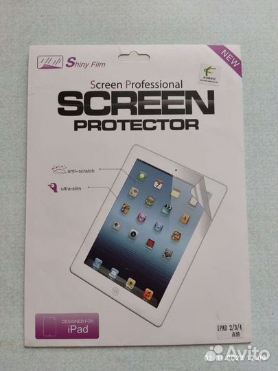 Защитная пленка на планшет iPad 2, iPad4