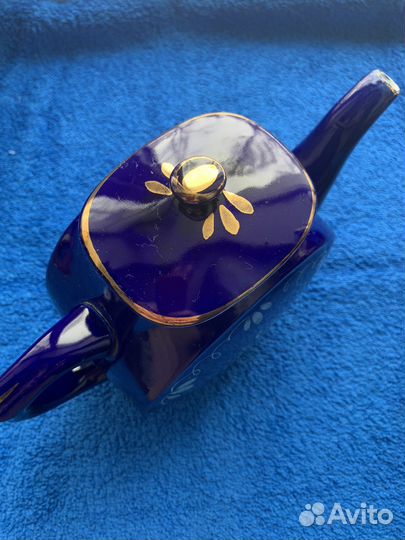 Заварочный чайник, СССР Гжель