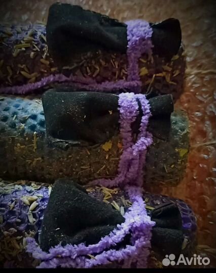 Свечи с натуральными аметистами для медитаций