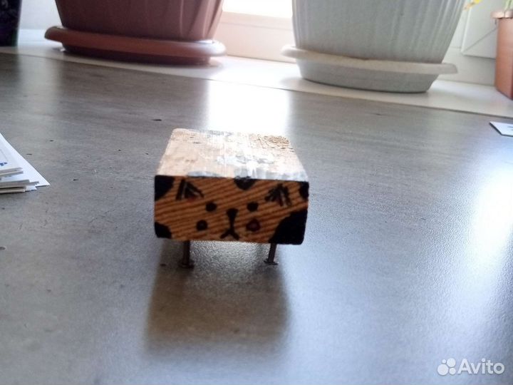 Котик деревянный