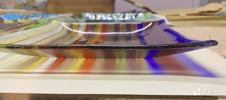 Тарелки Фьюзинг стекло