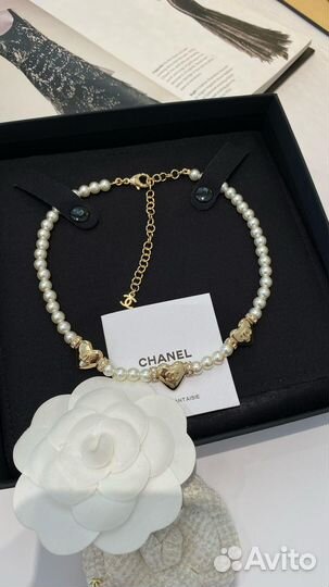 Чокер бусы chanel