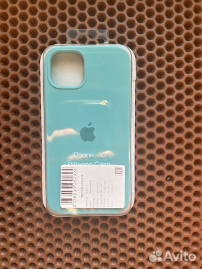 Новый силиконовый чехол для iPhone 13 бирюзовый