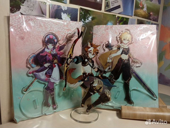 Гео- акриловые фигурки Genshin impact