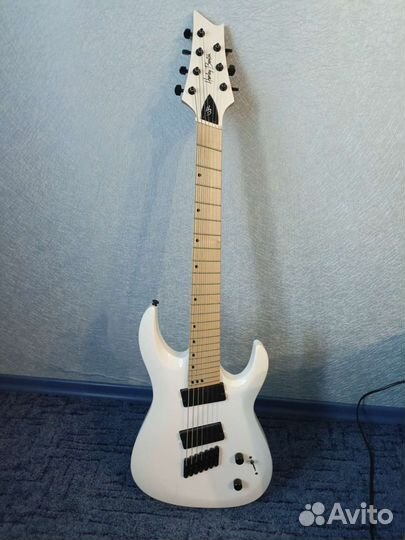 7-струнная Harley Benton R-457MN WH Fanfret