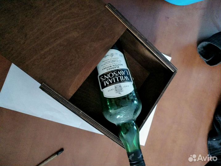 Коробка подарочная деревянная