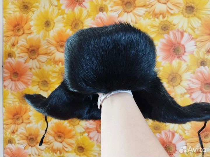 Шапка из кролика мужская ушанка