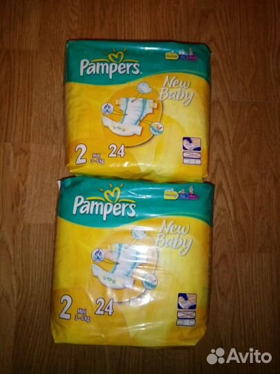 Подгузники Pampers 2