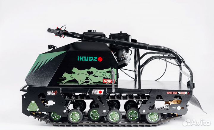 Мотобуксировщик ikudzo-briggs &stratton terrain/15