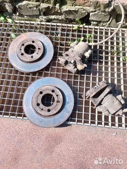 Два суппорта и два диска гольф 4, Октавия тур