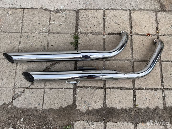 Выхлопная трубы kawasaki wulkan 900 classic