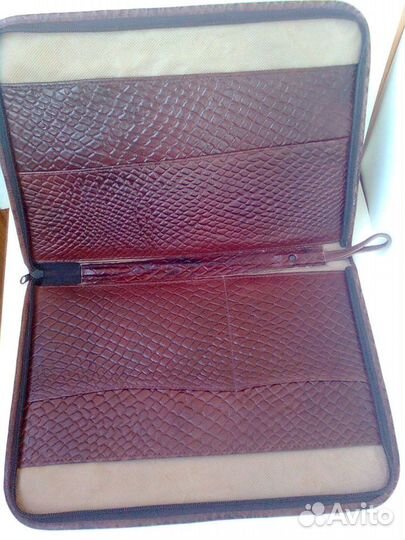 Папка новая из натуральной кожи для формата А4