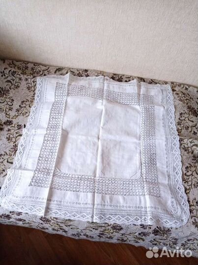 Винтаж ручная работа кружевные скатерки прошлого в