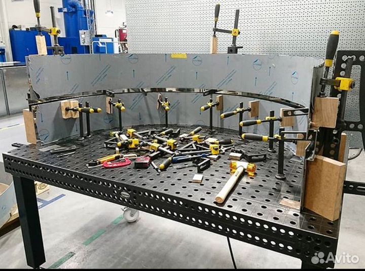 Сварочный 3D стол 2500х1200х150 толщиной 8мм