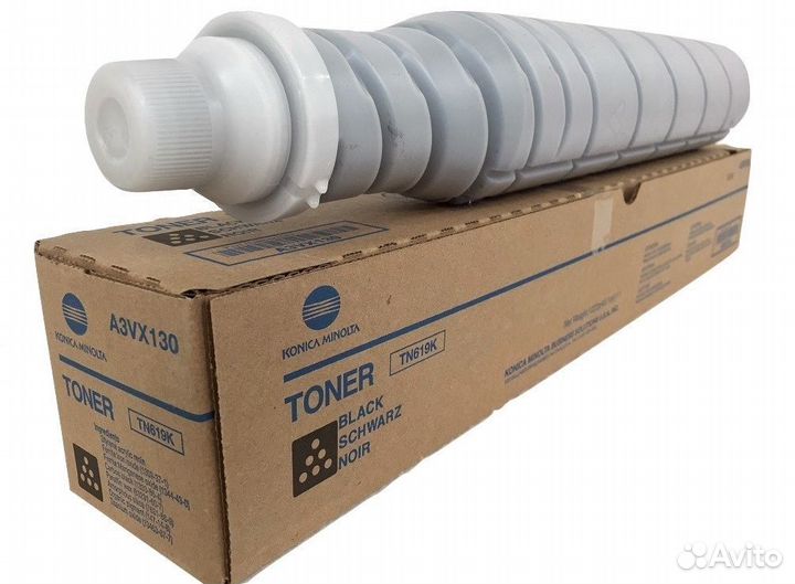 Картридж чёрный Konica Minolta TN-619K