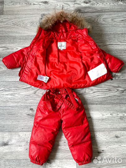 Зимний пуховый костюм комплект Moncler 104