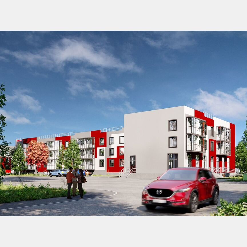 2-к. квартира, 63,1 м², 1/3 эт.