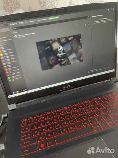 Ноутбук msi gf76 katana