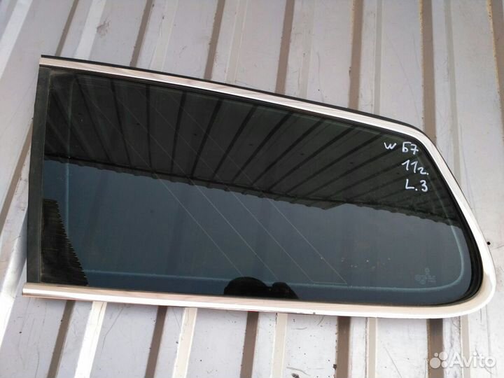 Стекло заднее левое кузовное Volkswagen Passat B7