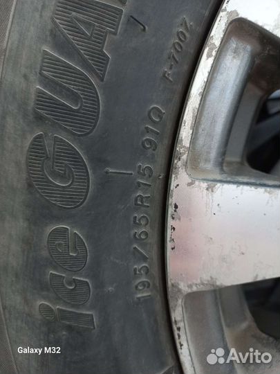 R15 Yokohama Ice Guard IG91 195/65, PCD 5x98 DIA 15