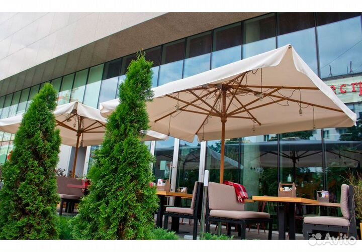 Зонт для дачи и сада. Зонт уличный боковой