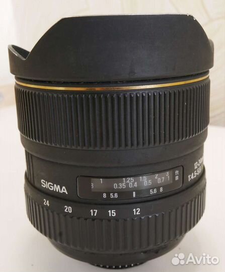 Объектив sigma AF 12-24mmF4.5-5.6EX для Nikon
