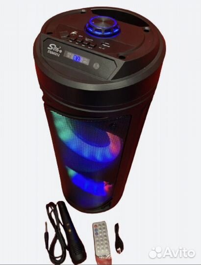 Колонка с караоке и светомузыкой