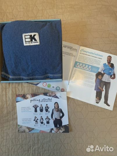 Слинг без намотки baby k’tan в идеале