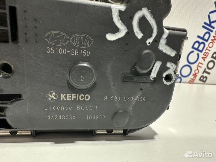 Дроссельная заслонка Kia Rio 3