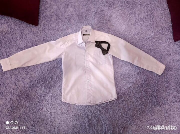 Рубашка с бантиком на праздник