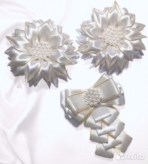 Резиночки для волос ручной работы