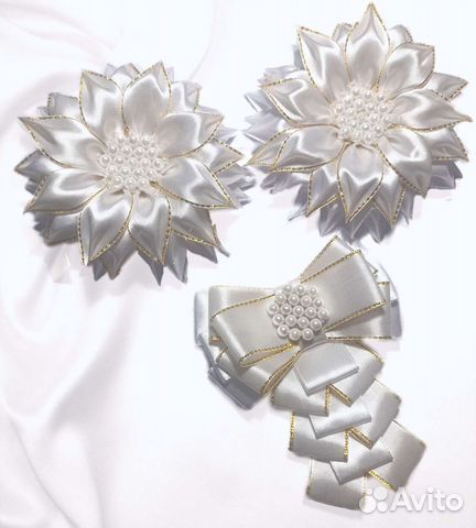 Резиночки для волос ручной работы