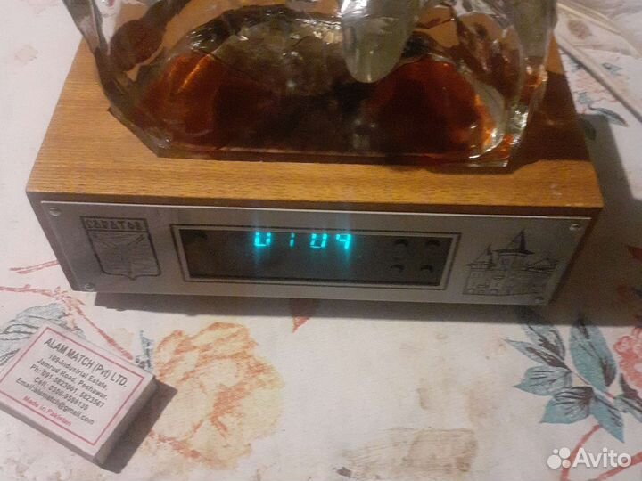 Часы со светильником из СССР