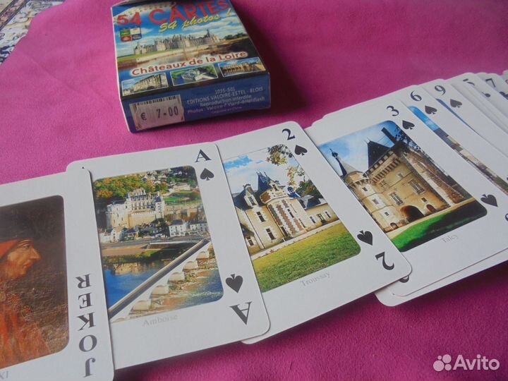 Карты из Европы игральные сувенирные