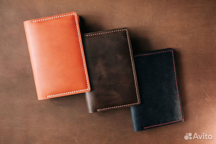 Обложка для паспорта из натуральной кожи