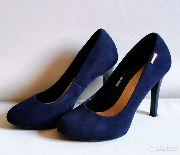 Туфли женские велюровые
