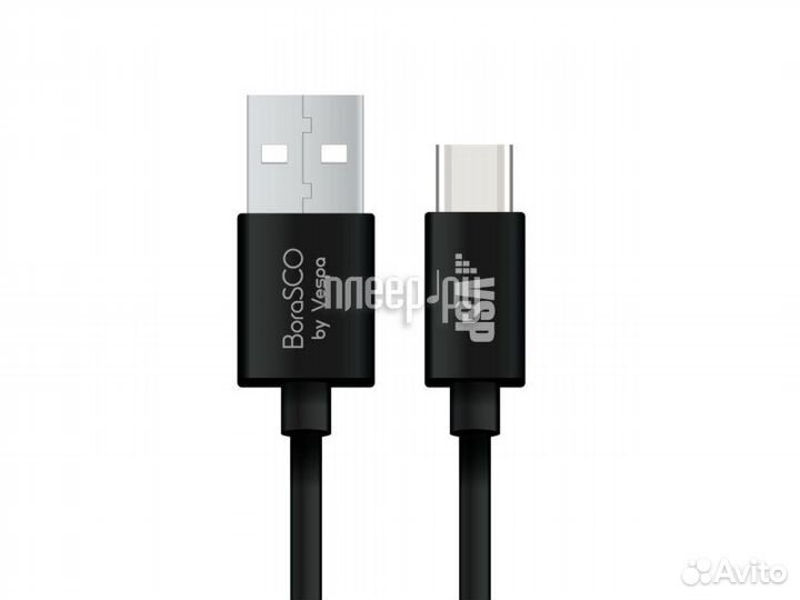 Borasco USB - Type-C 1m Black 20545