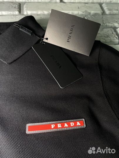 Поло Prada с длинным рукавом