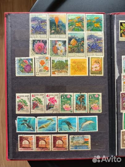 Почтовые марки с природой. Альбом целиком