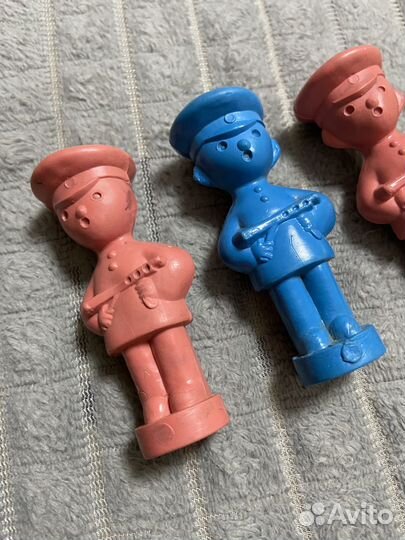 Резиновые Солдатики СССР