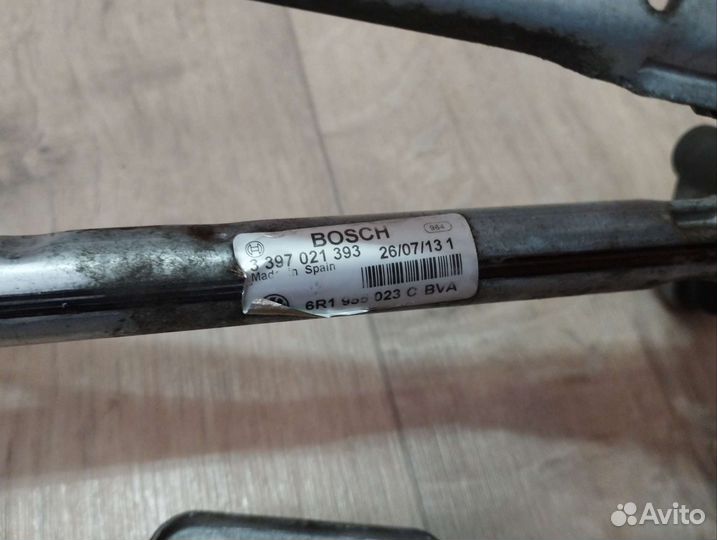 Трапеция дворников volkswagen polo