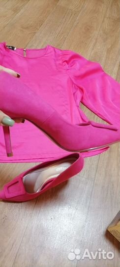 Туфли розовые 35/36 размер
