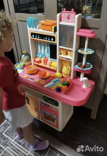 Новая Кухня детская свет, звук, вода, пар