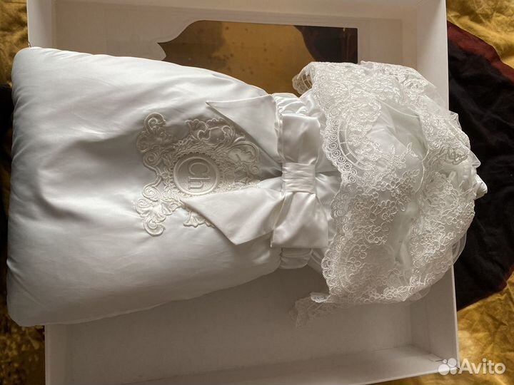 Теплый конверт на выписку Choupette